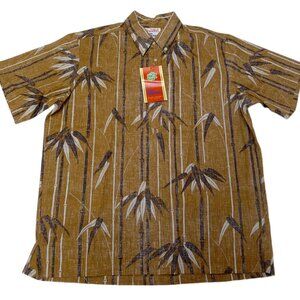 NWT Alfred Shaheen by Reyn Spooner - Men’s Large - Vintage Hawaiian Print Aloha